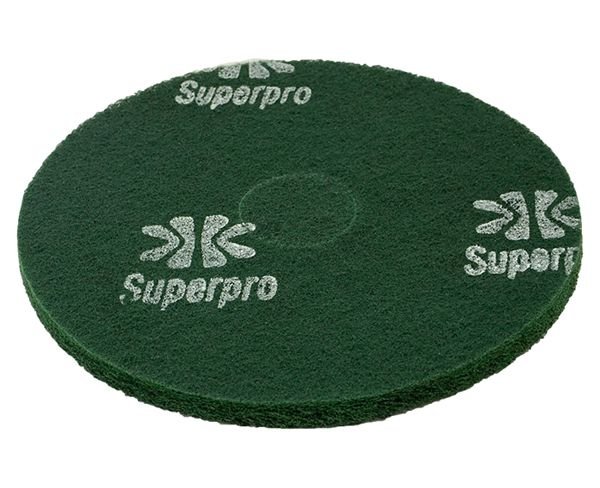 Conjunto Suporte para disco de limpeza com velcro COM flange CLEANER 300 mm + Disco de Limpeza Verde - 3