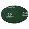 Conjunto Suporte para disco de limpeza com velcro COM flange CLEANER 300 mm + Disco de Limpeza Verde - 3