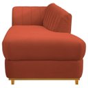 Ver imagem 6 de Diva Recamier Vanessa 160cm Lado Direito Suede Adj Decor Terracota