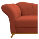 Ver imagem 7 de Diva Recamier Vanessa 160cm Lado Direito Suede Adj Decor Terracota