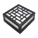 Ver imagem 2 de Arandela em Acrílico Preto 12cm Ip65 Led 8w 3000k Bivolt