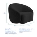 Ver imagem 4 de Kit Divã Recamier Orgânico França 250cm Lado Esquerdo e 2 Poltronas Amore Linho