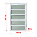 Ver imagem 3 de Basculante Alumínio 100 x 40 Elite V.Boreal Branco Brimak