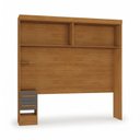 Ver imagem 2 de Ponte Aérea Modular Casal com 2 Gavetas 100% MDF Smart Cinza/Cinamomo/Chumbo