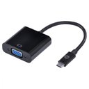 Ver imagem 2 de Adaptador Usb Tipo C X Vga Fêmea Full Hd 1080p 20cm - Achdmi