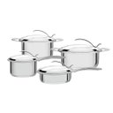 Ver imagem 1 de Jogo de panelas Tramontina 65460/020 4 Peças em Aço inox Fundo Triplo