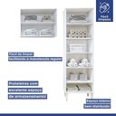 Ver imagem 7 de Lavanderia Modulada 1 Armário Multiuso e Armário Aéreo Belém - Kaiki Móveis Branco