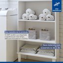 Ver mais imagens de Lavanderia Modulada 1 Armário Multiuso e Armário Aéreo Belém - Kaiki Móveis Branco