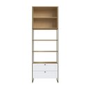 Ver imagem 1 de Estante Multiuso Alta com 2 Gavetas e 2 Portas Infinity 2060 Genialflex