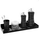 Ver imagem 2 de Porta Shampoo com Adesivo Suporte Banheiro Preto F.elg