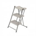 Ver imagem 1 de Escada Dobravel com 3 Degraus Boreal Suporta Ate 120 Kg Anodilar