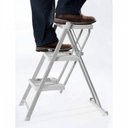 Ver imagem 3 de Escada Dobravel com 3 Degraus Boreal Suporta Ate 120 Kg Anodilar