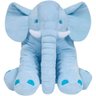Almofada para Bebê Dormir 60cm Elefante de Pelúcia Gigante Brinquedo Buba Azul - 1