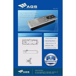 Mola hidráulica piso para portas 110kg - 3