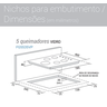 Cooktop Vidro 5 Queimadores Tripla Chama Lateral Suggar Preto Fg5535Vp Bivolt - 7