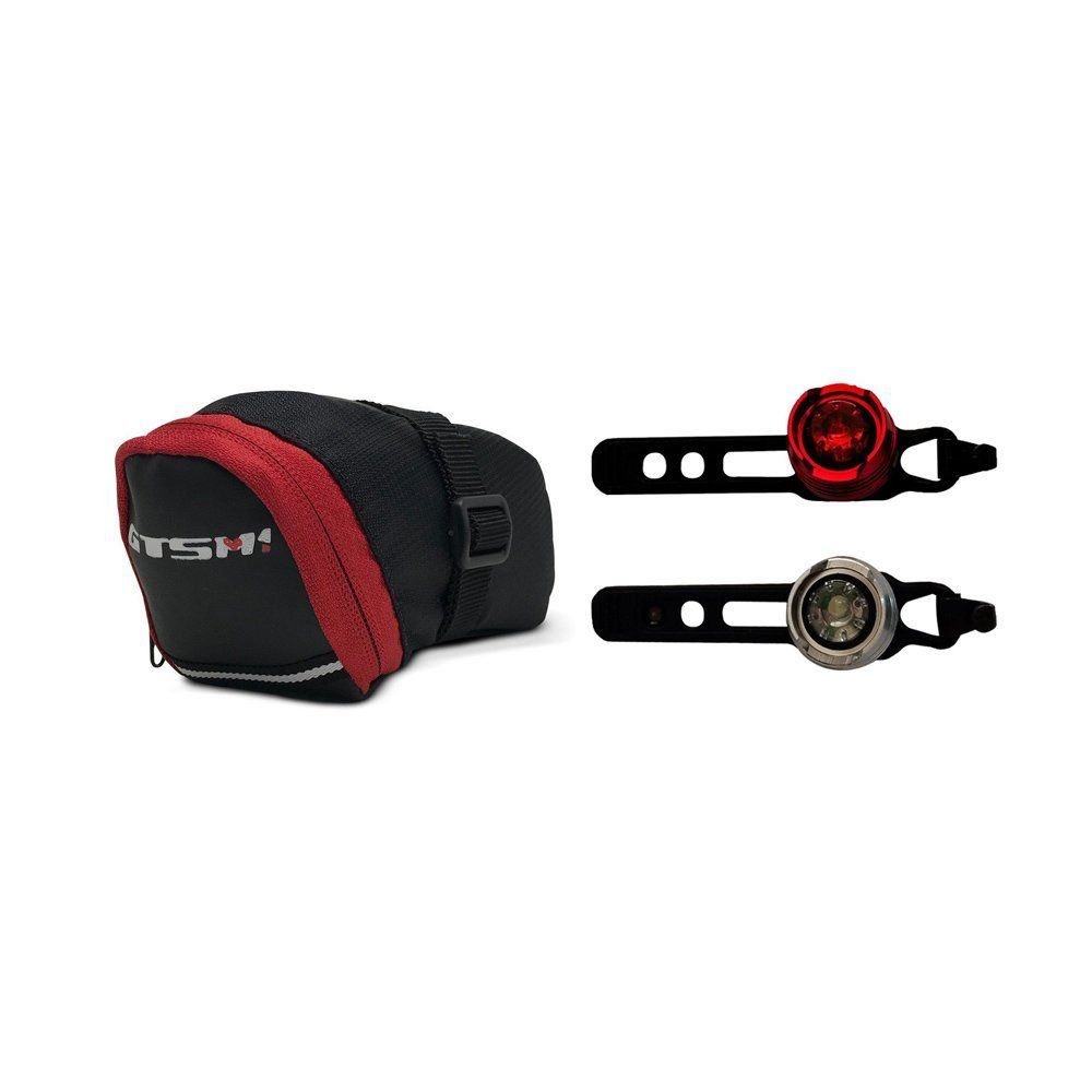 Bicicleta GTS Aro 29 Freio a Disco Câmbio Shimano 24 Marchas e Amortecedor + Bolsa de Selim + - Verd - 2