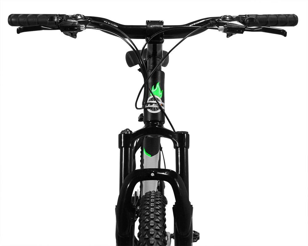 Bicicleta GTS Aro 29 Freio a Disco Câmbio Shimano 24 Marchas e Amortecedor + Bolsa de Selim + - Verd - 4