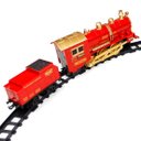 Ver imagem 2 de Brinquedo Trem Locomotiva Natal Trilho Elétrico 18pçs 84cm