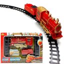 Ver imagem 1 de Brinquedo Trem Locomotiva Natal Trilho Elétrico 18pçs 84cm