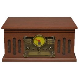 Vitrola Raveo Stadio Toca-Discos Cassete Cd Rádio  USB/Sd Bluetooth Bivolt Reproduz e Grava - 4