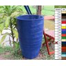 Kit 2 Vaso Planta 80x50 Oval Moderno Polietileno BGPLASTICOS VERMELHO PAU BRASIL 005 - 14