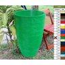 Kit 2 Vaso Planta 80x50 Oval Moderno Polietileno BGPLASTICOS VERMELHO PAU BRASIL 005 - 12