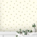 Ver imagem 2 de Papel de Parede Simples Borboletas Esboçadas Amarelo Gh Papel de Parede 2,5m