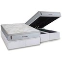 Ver imagem 2 de Cama Box Baú Crc King +Colchão Molas Ensacadas Marselha Hellen 193x203