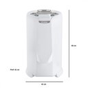 Ver imagem 3 de Centrifuga De Roupa Bella Eco Trava de Segurança 8.8 Kg Roupa Molhada com Protetor Wanke 127V