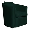 Ver imagem 3 de Kit 02 Poltrona Decorativa Recepção Escritório Veludo Alana Cor:verde