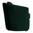 Ver imagem 4 de Kit 02 Poltrona Decorativa Recepção Escritório Veludo Alana Cor:verde
