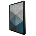 Ver imagem 2 de Quadro Decorativo Caixa Geométrico Triângulos Inverse TaColado Moldura Caixa 3cm Madeira sem Vidro