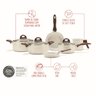 Conjunto de Panelas Ceramic Life Smart Plus 6 Peças Brinox - 3