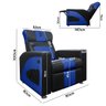 Poltrona Gamer Streamer Sparta com Carregador Usb Corino Preto/azul Sofa Store - 9
