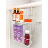 Suporte Shampoo Banheiro Duplo Porta Condicionador Organização Box - 2