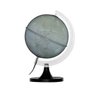 Globo Lunar Libreria 21cm Lua Cinza-I-Lb/Bs-Pp 310382 Crateras Montes Bivolt Base Preta - 1