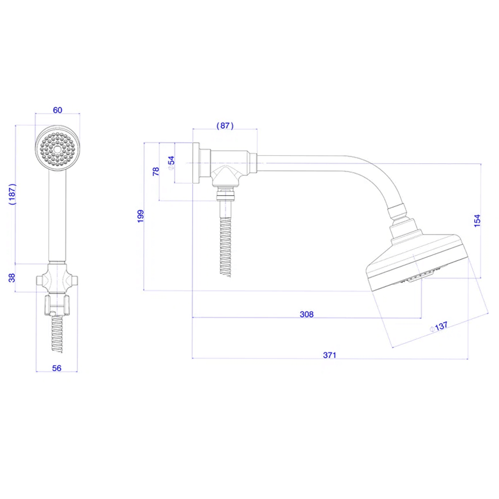 Kit 3 Chuveiros Acqua Plus Cr 1990 C Std Kit - Deca Deca Metais - 4