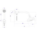Ver imagem 4 de Kit 3 Chuveiros Acqua Plus Cr 1990 C Std Kit - Deca Deca Metais