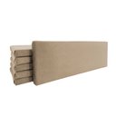 Ver imagem 4 de Cabeceira Estofada Cama Box Casal Queen - 1 Pç Veludo Bege