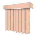 Ver imagem 2 de Persiana Vertical Rosa - 1,20m Larg X 1,20m Alt - Tecido Blackout - Persianet