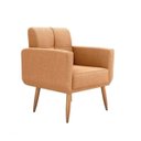 Ver imagem 4 de Poltrona Havana com Puff Bucle Mostarda F493
