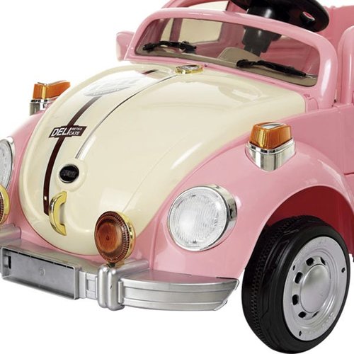 Carro Elétrico Infantil Fusca Beetle 12V Azul com Controle Remoto