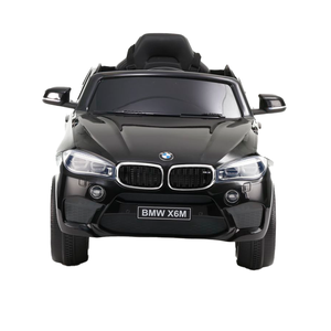 Mini BMW X6M Preto Carro Elétrico Infantil A Bateria Para Crianças Motorizado Menino Menina Bebê