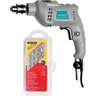 Kit Furadeira Impacto 3/8 500W + Jogo de Brocas 4 Peças - Tramontina - 1