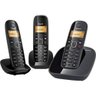Telefone sem Fio com Identificador de Chamadas Ramal Siemens Gigaset A390 Trio Preto - 1
