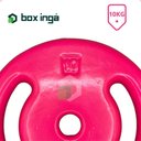 Ver imagem 3 de Anilha Emborrachada 10kg - Rosa