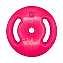 Ver imagem 2 de Anilha Emborrachada 10kg - Rosa