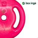 Ver imagem 4 de Anilha Emborrachada 10kg - Rosa