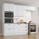 Ver imagem 1 de Cozinha Compacta 271,5cm 4 Peças 8 Portas 5 Gavetas Americana Henn