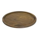 Ver imagem 1 de Kit C/ 8 Bandeja Madeira Maciça Redonda de Pizza Forma 40cm